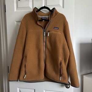 Patagonia Tan Fleece Jacket